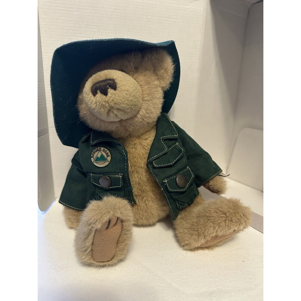 Vintage Ranger Rex Forest  Friends Vintage Jointed Teddy Bear 2000 Plush 12" NWT